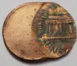**VERY RARE**ERROR COIN,OFF CENTRE LINCOLN CENT, US MINT ERROR ( NO CLEANING, THE COIN YOU SEE IS WHAT YOU GET)