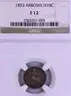 NGC F-12! 1853 w/ARROWS SEATED LIBERTY HALF DIME