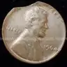 **Error Coin**1964 Lincoln Cent Clipped Planchet