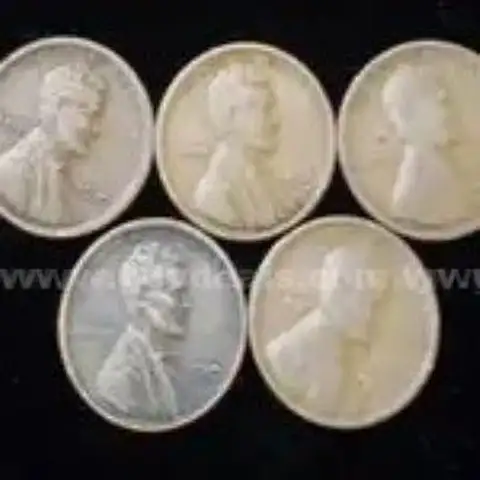 5 set **Very Rare date** 1919 Lincoln Cent. 15.5g total