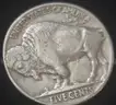 1937 F Rare Indian Head / Buffalo U.S. 5 Cents Nickel (Type 2)