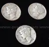 3 lot 90% Silver Mercury Dimes KEY DATES