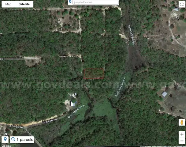 0.44 Acres – Wooded Recreational Lot • Geneva County, AL • Near Keith Mill Branch
