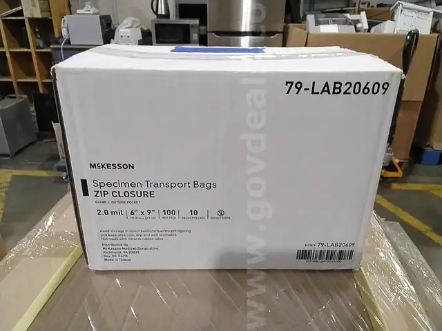 Mckessons Specimen Transport bags