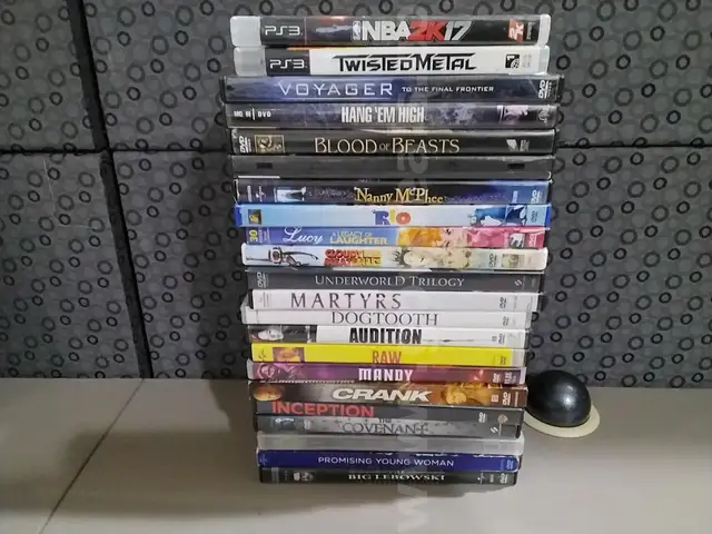 Bundle of dvd and two ps3 video games
