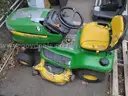 John Deere x300 riding lawn mower