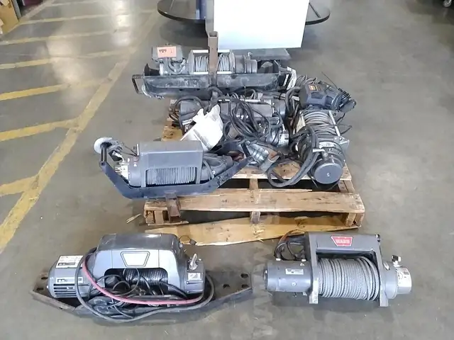 8 Warn winches various models