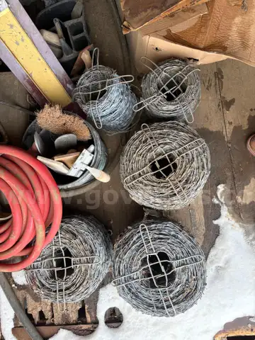 Barbed Wire, Ties and 30 T-Posts