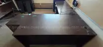Large L-Shaped Office Desk with Two Drawer Units