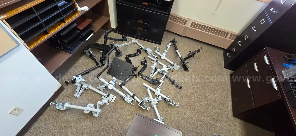 Lot of 15 Assorted Monitor Desk Mounts