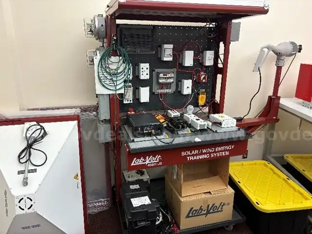 LabVolt Series by Festo Didactic Solar/Wind Energy Mobile Workstation