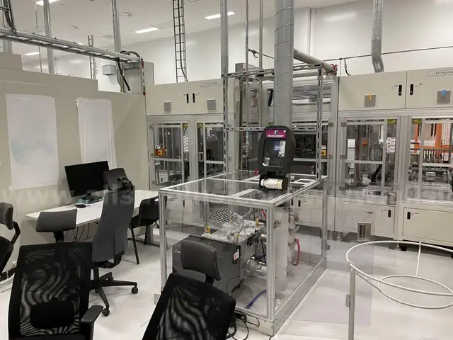 Hana Technologies Inc Pouch assembly line