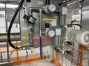 NTE M546 Double glovebox/bag splitter with downfeed funnel and dosing agitator