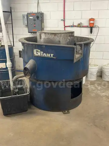 Giant Vibratory Parts Finishing Bowl