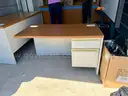 10&#x27;X20&#x27; Storage Unit Full of Office Furniture (Desks, Shelving Units, and Chairs) ALL ITEMS MUST BE REMOVED FROM UNIT
