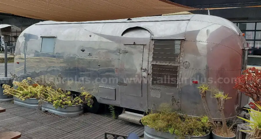 1961 Airstream Overland Travel Trailer, 26ft, w/Interior Contents