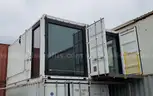 Dual Container Modular Office/Conference Room, W/ Contents