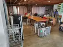 Office Kitchen Furniture, Appliances, Fridge, Dishware, Coffee Maker, Island, Misc Kitchenware, 1 LOT