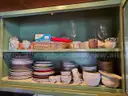 Office Kitchen Furniture, Appliances, Fridge, Dishware, Coffee Maker, Island, Misc Kitchenware, 1 LOT