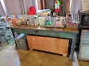 Office Kitchen Furniture, Appliances, Fridge, Dishware, Coffee Maker, Island, Misc Kitchenware, 1 LOT