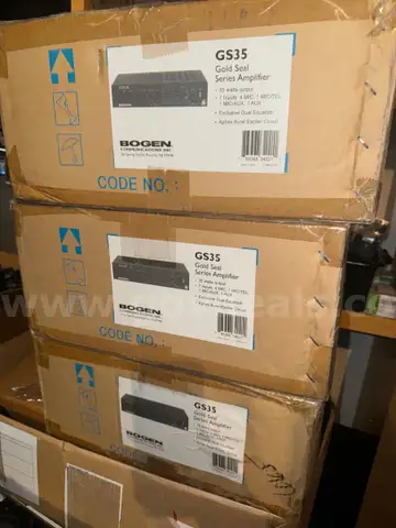 3 GS35 series amplifier