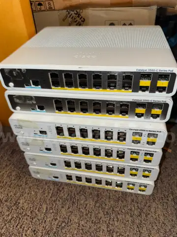 6 Cisco switches