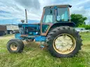 Blue Ford Tractor TNS