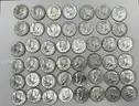 88 U.S. Half Dollar Coins (11 Coins Pre 1965, 74 Coins 1965 - 1969, 3 Bicentennials)