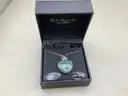  10k Diamond Accent Jade Heart Pendant with Chain ( Retail Tag Price $750.00 )