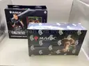 Lot of 2 Boxes of MAGIC The Gathering, Final Fantasy Commander Deck &#x26; Commanders Legends Draft Boosters