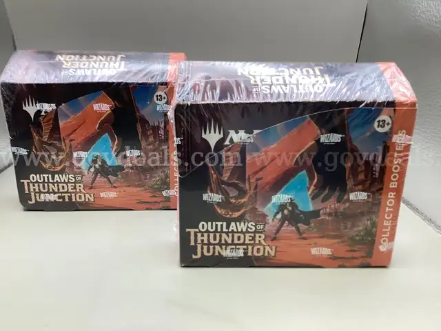 Lot of 2 Boxes of OUTLAWS of THUNDER JUNCTION Collector Boosters