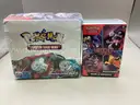 Lot of 2 Boxes of Pok&#xE9;mon Scarlet &#x26; Violet Paradox Rift , Scarlet &#x26; Violet Destined Rivals Booster Bundle