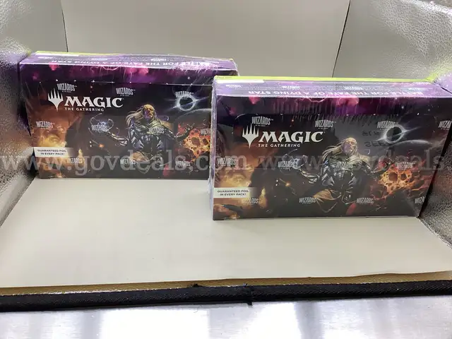 Lot of 2 Boxes of Pok&#xE9;mon MAGIC The Gathering EDGE of ETERNITIES Play Boosters 