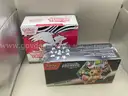 Lot of 2 Boxes of Pok&#xE9;mon Scarlet &#x26; Violet Prismatic Evolutions Surprise Box, White Flare Elite Training Box 