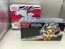 Lot of 2 Boxes of Pok&#xE9;mon Scarlet &#x26; Violet Prismatic Evolutions Surprise Box, White Flare Elite Training Box 