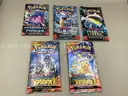 1 box of Scarlet &#x26; Violet Prismatic Evolutions Elite Training Box and 5 assorted Booster Packs