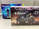 Lot of 2 MAGIC The Gathering EDGE of ETERNITIES Bundle and EDGE of ETERNITIES Play Booster