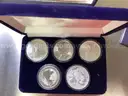 5  Troy ounces of 99.9 % Fine Silver ( 5 most popular Silver Coins on Earth)