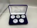 5  Troy ounces of 99.9 % Fine Silver ( 5 most popular Silver Coins on Earth)