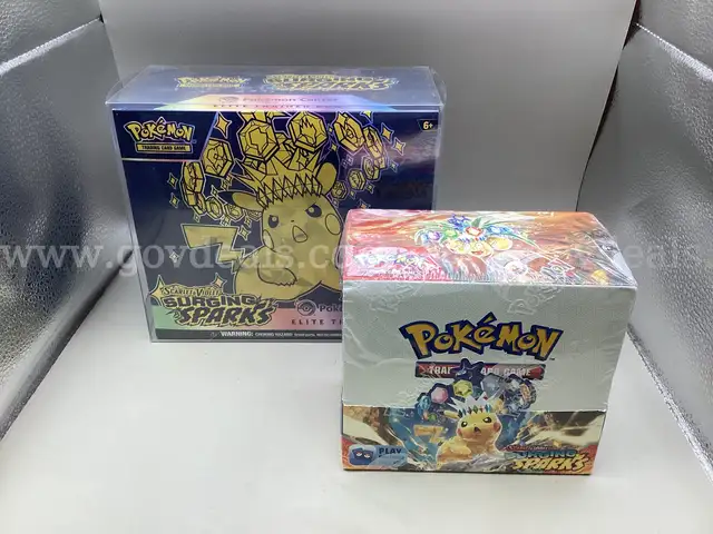 Lot of 2 Pok&#xE9;mon Scarlet and Violet Surging Sparks Elite Training Box , Scarlet &#x26; Violet Surging Sparks
