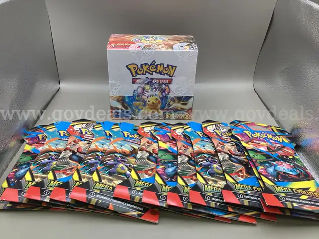 Pok&#xE9;mon Scarlet &#x26; Violet Surging Sparks, 12 Mega Evolution TCG Booster Packs