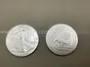 Lot of 20 American Silver Eagle , Face value of one dollar and contains one Troy ounce of 99.9% pure silver each