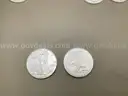 Lot of 20 American Silver Eagle , Face value of one dollar and contains one Troy ounce of 99.9% pure silver each