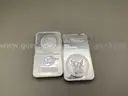 Lot of Two 5oz Silver Bars