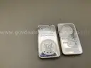 Lot of Two 5oz Silver Bars