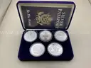 5  Troy ounces of 99.9 % Fine Silver ( 5 most popular Silver Coins on Earth)