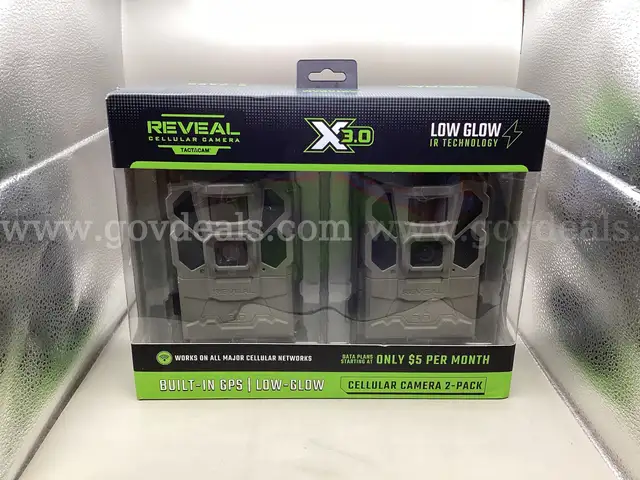 Tactacam REVEAL X 3.0 Cellular Trail Camera 2-Pack