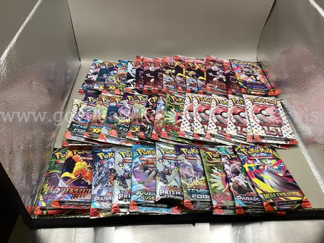 40 Assorted Pokémon Booster Packs 