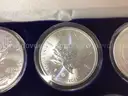 5  Troy ounces of 99.9 % Fine Silver ( 5 most popular Silver Coins on Earth)