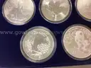 5  Troy ounces of 99.9 % Fine Silver ( 5 most popular Silver Coins on Earth)